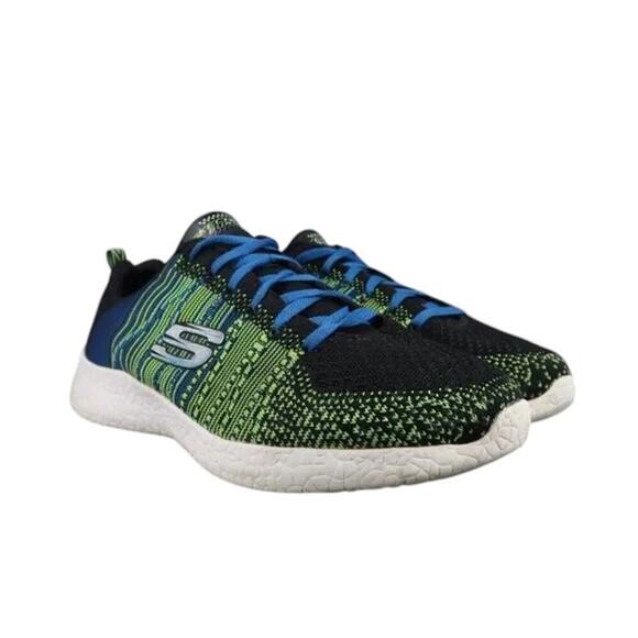 Skechers Shoe Men 11.5 Athletic Trainer Burst Memory Foam Sneaker Active Comfort - Picture 1 of 13